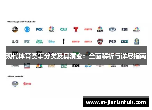 现代体育赛事分类及其演变：全面解析与详尽指南